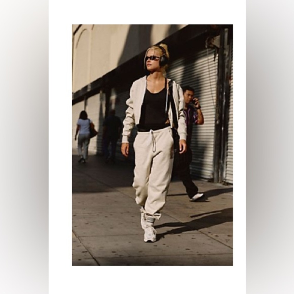 FP Movement by Free People oatmeal heather Jogger/hoodie set